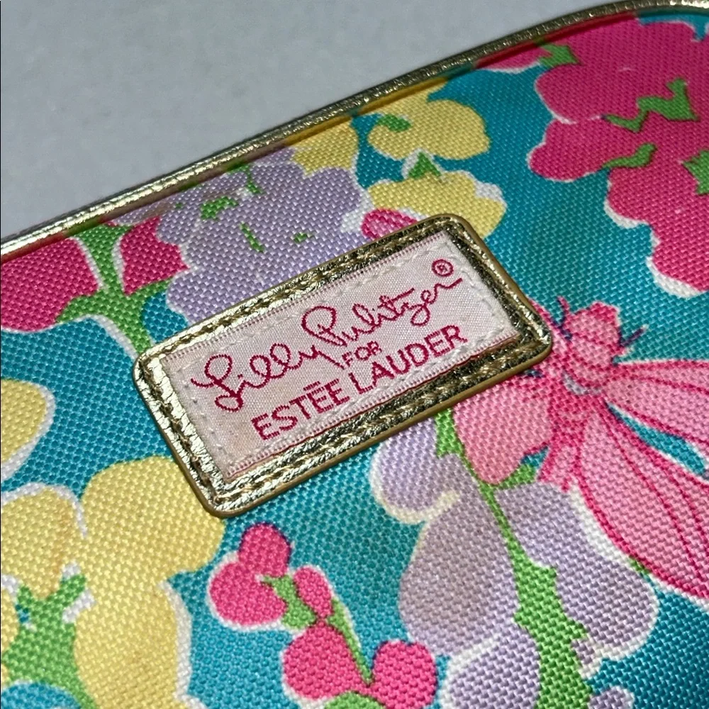 Lilly Pulitzer Colorful Floral Pouch